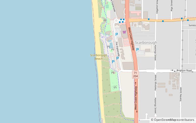 Scarborough Beach location map