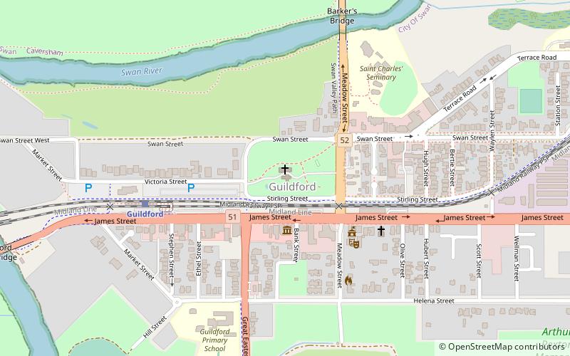 St Matthew's Church location map