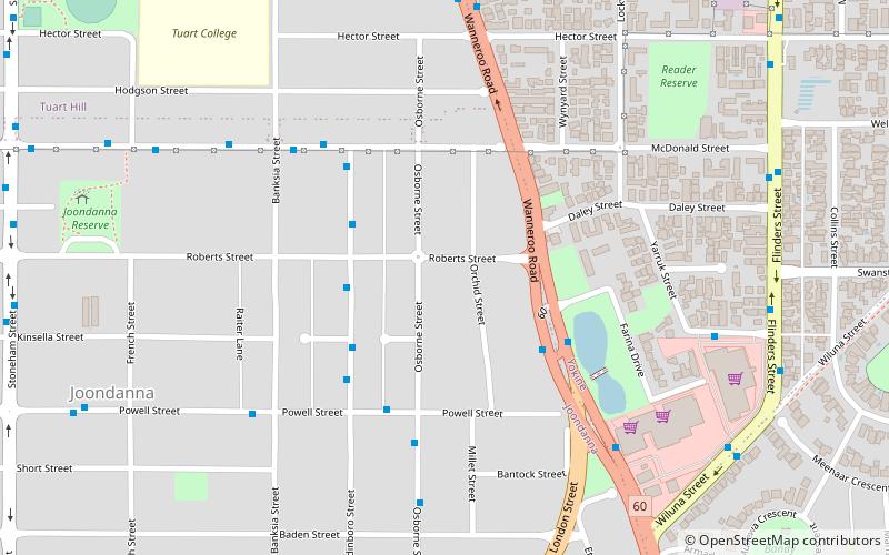 St Denis Church location map