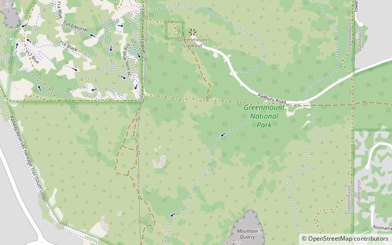 Greenmount National Park location map
