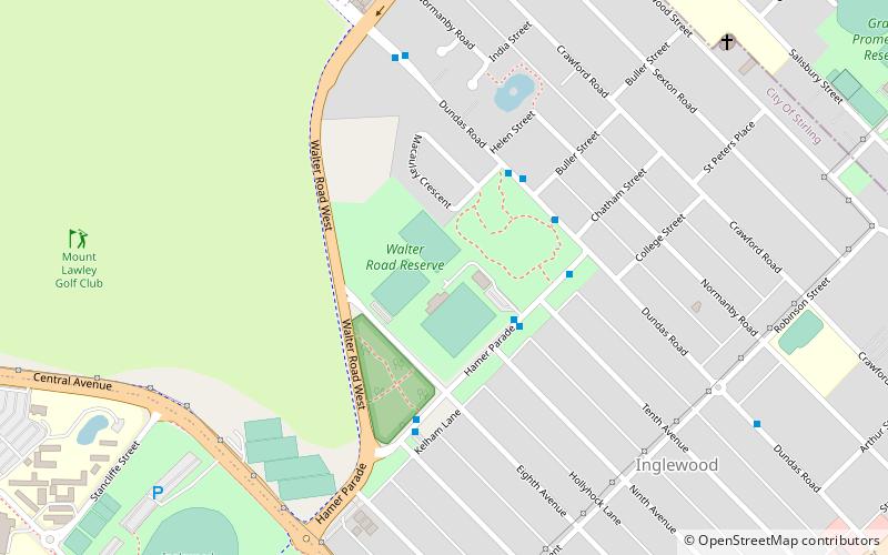 Inglewood Stadium location map