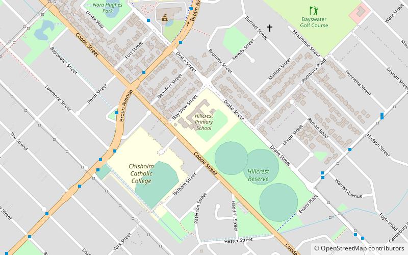 hillcrest primary school perth location map