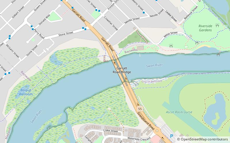 Garratt Road Bridge location map