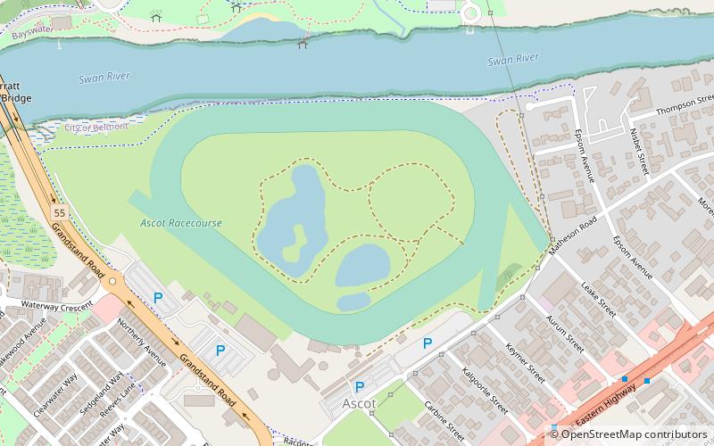 Ascot Racecourse location map