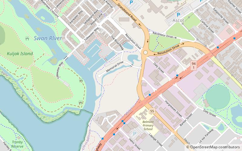 parry field perth location map