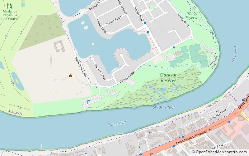 Maylands Waterland location map