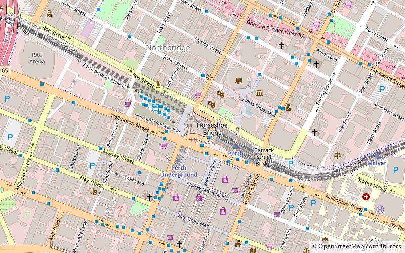 Horseshoe Bridge location map