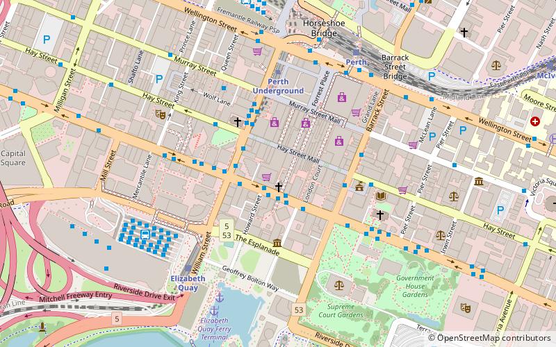 100 St Georges Terrace location map