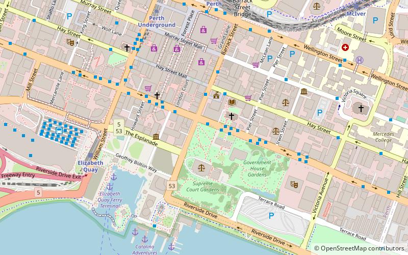 kangaroos in the city perth location map