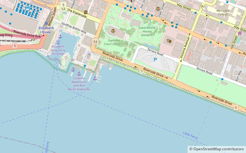 Swan River Rowing Club location map
