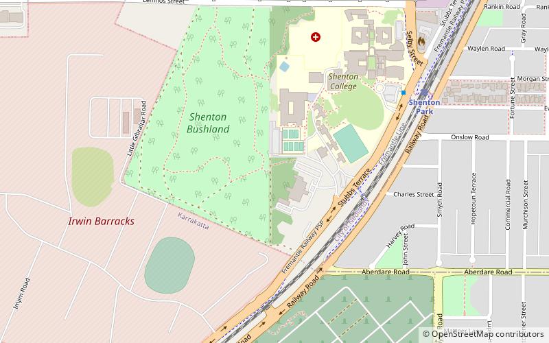 universite daustralie occidentale perth location map