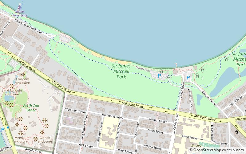 Sir James Mitchell Park location map