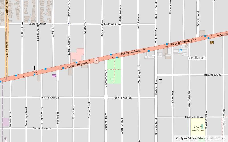 Peace Memorial Rose Garden location map