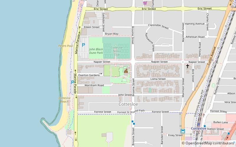 Cottesloe Civic Centre location map