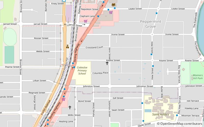 St Columba's Presbyterian Church location map