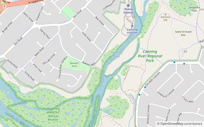 Canning River Regional Park location map
