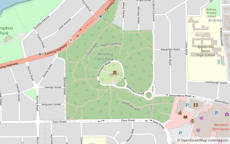 Wireless Hill Park location map