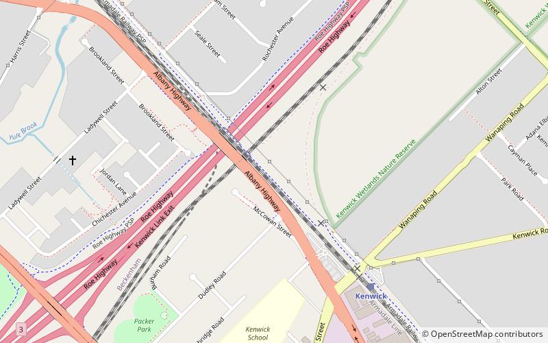 Brixton Street Wetlands location map
