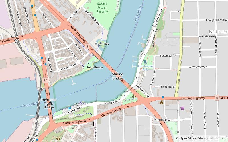 Stirling Bridge location map