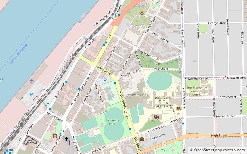 Fremantle Arts Centre location map