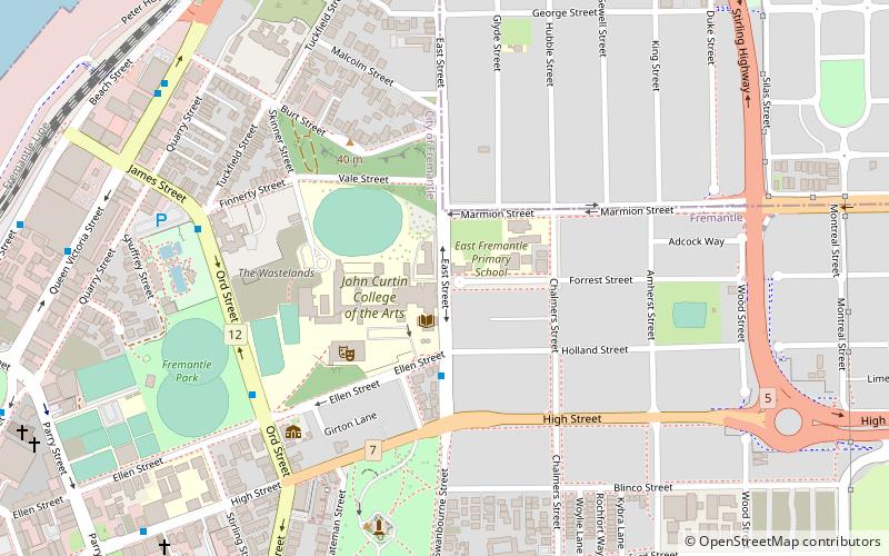 East Street location map