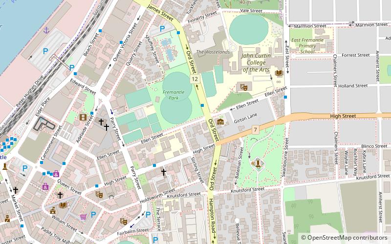 Ellen Street location map