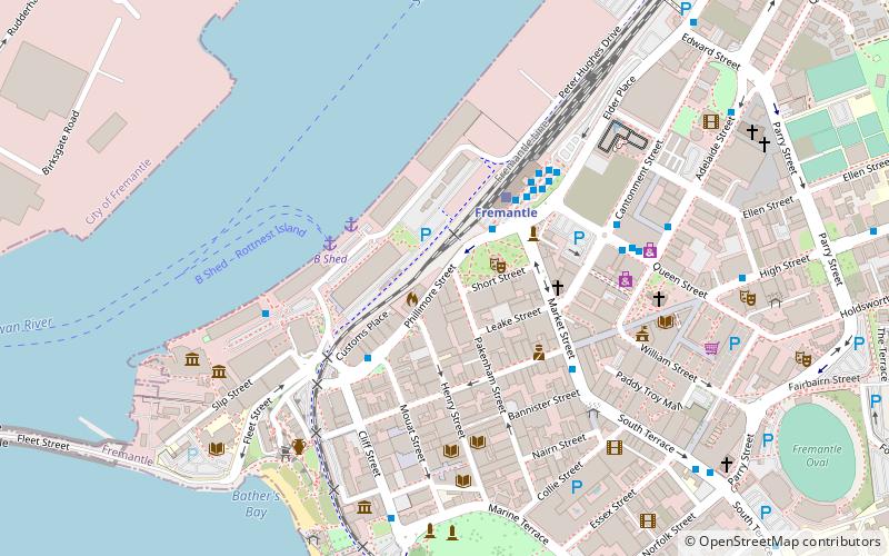 Phillimore Street location map