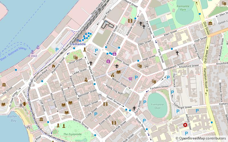 High Street location map
