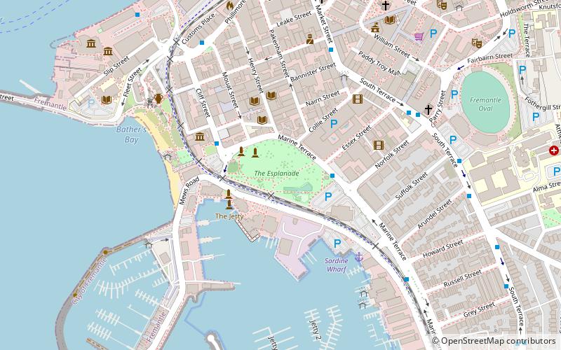 Esplanade Park location map
