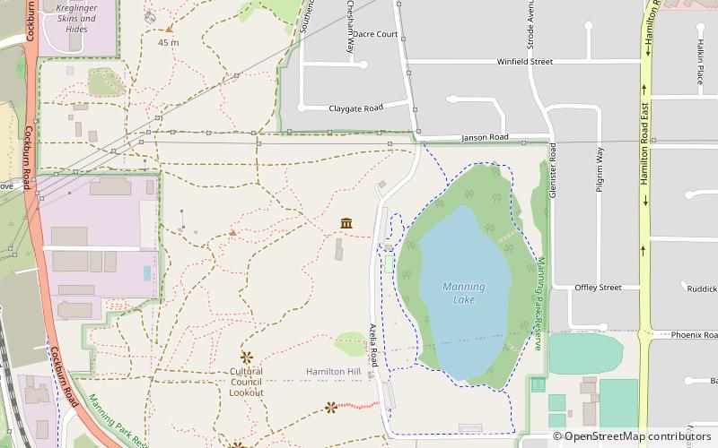 azelia ley homestead perth location map
