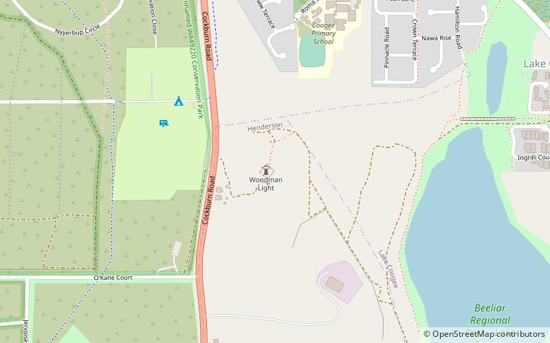 Woodman Light location map