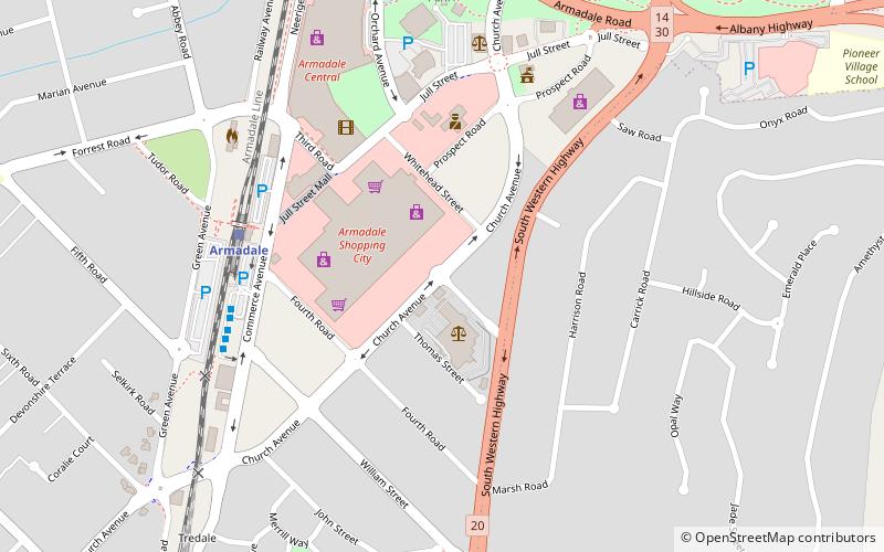 Alter Jarrah-Baum location map