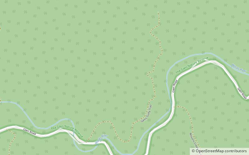 The Glen Nature Reserve location map