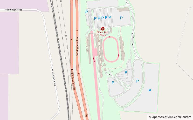 Perth Motorplex location map