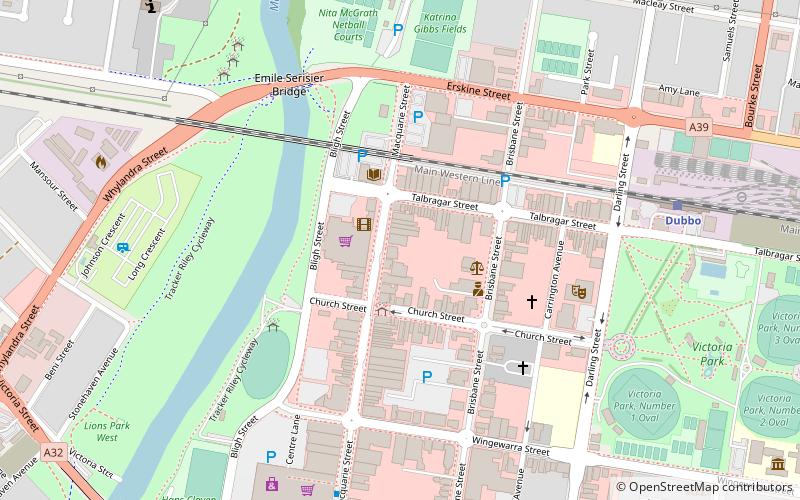 Old Dubbo Gaol location map