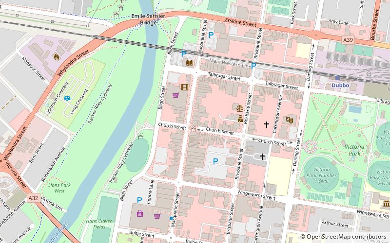 Colonial Mutual Life building location map