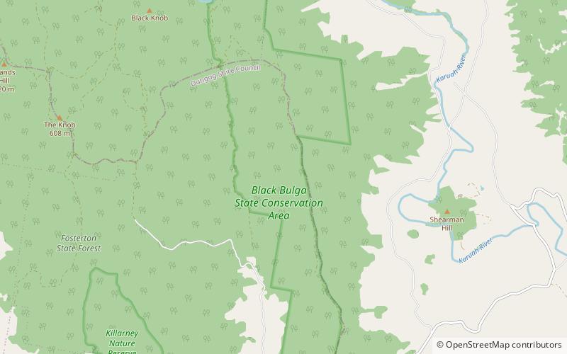 Black Bulga State Conservation Area location map
