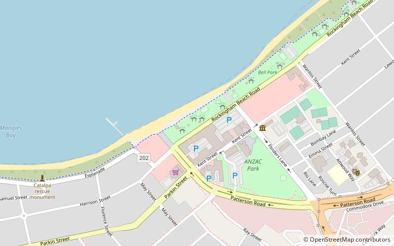 Rockingham Beach location map