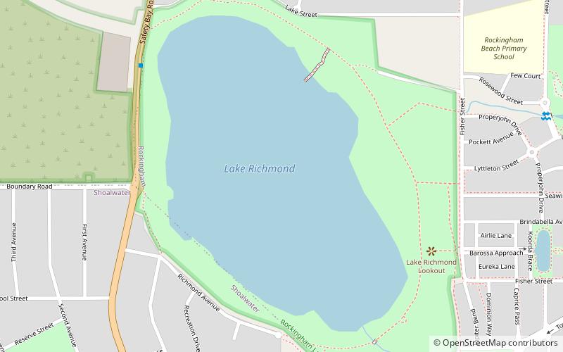 lake richmond perth location map