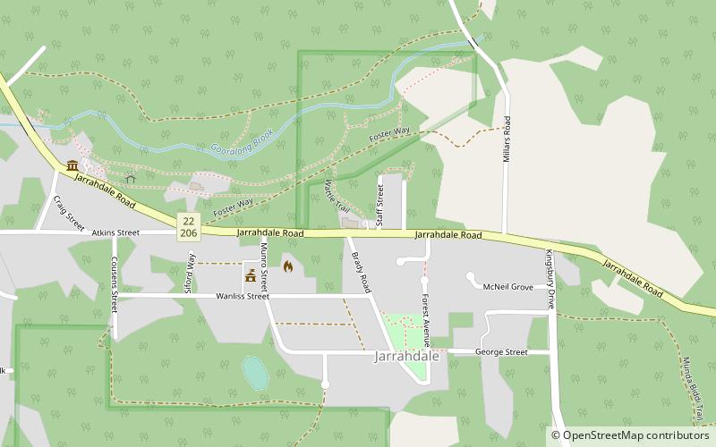 Jarrahdale location map