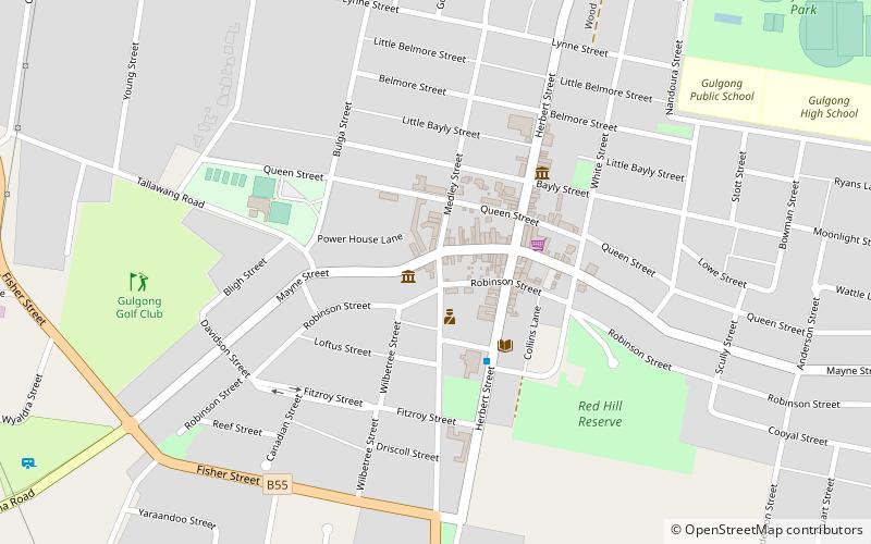 Henry Lawson Centre location map