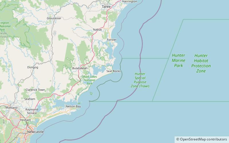 Sugarloaf Point Light location map