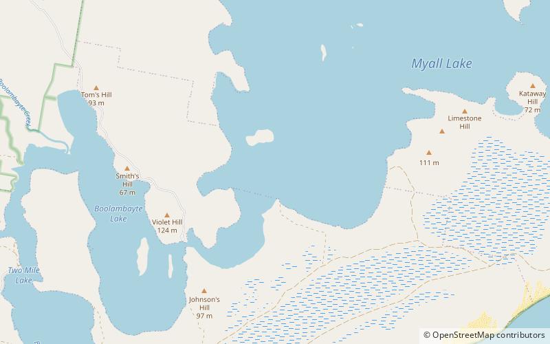 Lacs Myall location map