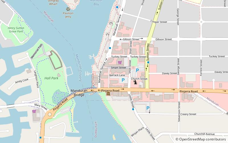 smart street shopping precinct mandurah location map