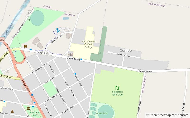 St Patrick's Roman Catholic Church Cemetery location map