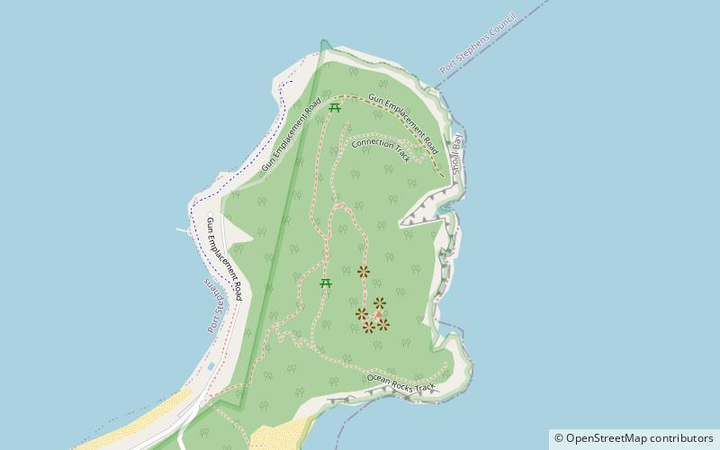 tomaree head fortifications tomaree nationalpark location map