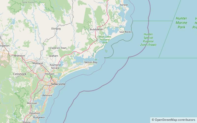 boondelbah island location map