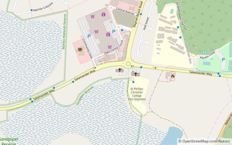 bagnall beach observatory port stephens location map