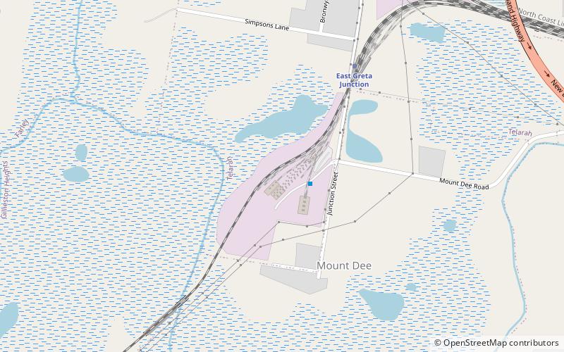 South Maitland Railway Workshops location map