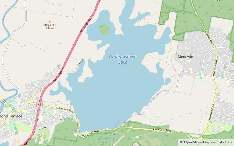 grahamstown dam location map